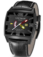 Locman Mens Stealth GMT Video Watch Black 30000BLFYLRPSB