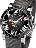 Locman Mens Toscano Watch Black 294TKBKNNNKCGOK
