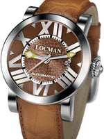 Locman Mens Toscano Watch Brown 29000BNNNKCAON