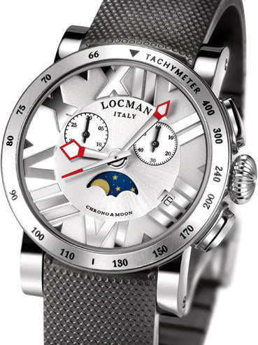 Locman Mens Toscano Watch White 294TAWHNNKCGOK