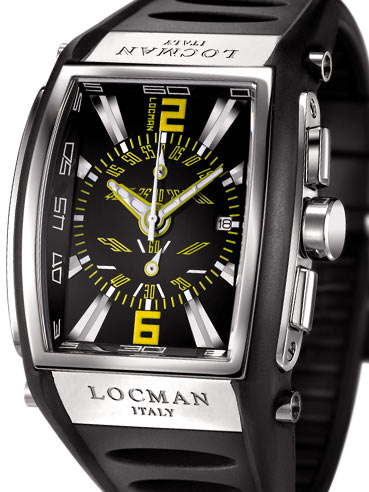 Locman Mens Tremila Watch Black 26000BKNYL5BKK