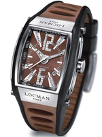 Locman Mens Tremila Watch Brown 26100BNNID5BKN