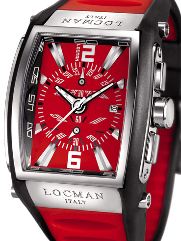 Locman Mens Tremila Watch Red 26000RDNWH5BKW