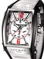 Locman Mens Tremila Watch White 26000WHNRD5BKW