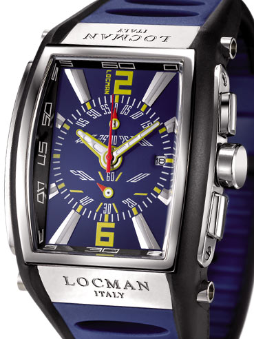 Locman Mens Tremila Watch Blue 26000BLNYL5BKB