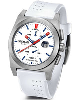 Locman Mens Stealth Chrono Watch White 202WHBLWH