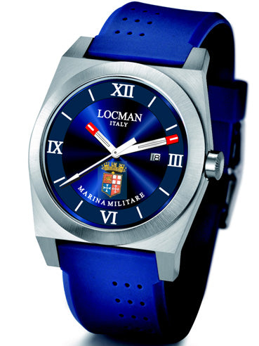 Locman Mens Stealth Marina Limited Edition Dark Blue 201MMBL