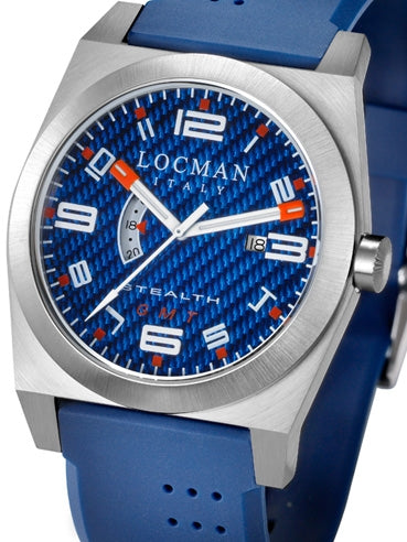 Locman Mens Stealth Watch Blue 200BLKVL
