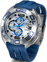 Locman Mens Mare Titanium Water Resistant Watch Blue 138SLBL