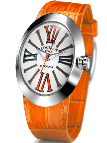 Locman Womens Donna Watch Orange 410WHBROR