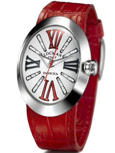 Locman Womens Donna Watch Red 410WHBKRD
