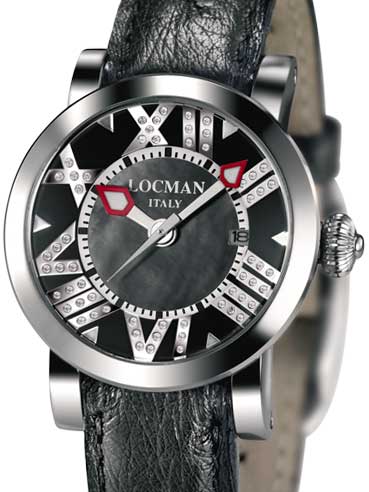Locman Womens Toscano Diamond Watch Black 29100MKNDNCSTK