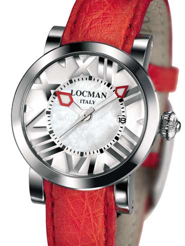Locman Womens Toscano Watch Red 29100MWNNKCSTR