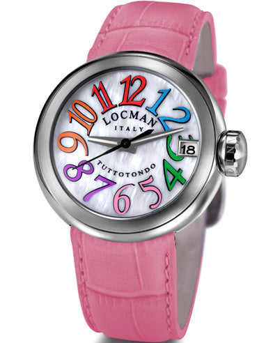 Locman Womens Tuttutondo Pink Watch 340WHMOPMULPK