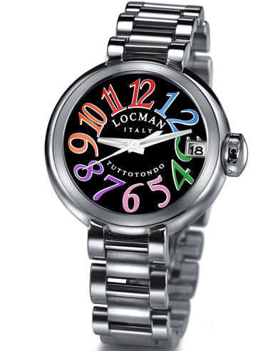 Locman Womens Tuttutondo Stainless Steel Watch350BKMUL