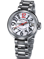 Locman Womens Tuttutondo Stainless Steel Watch 350BMOPWH
