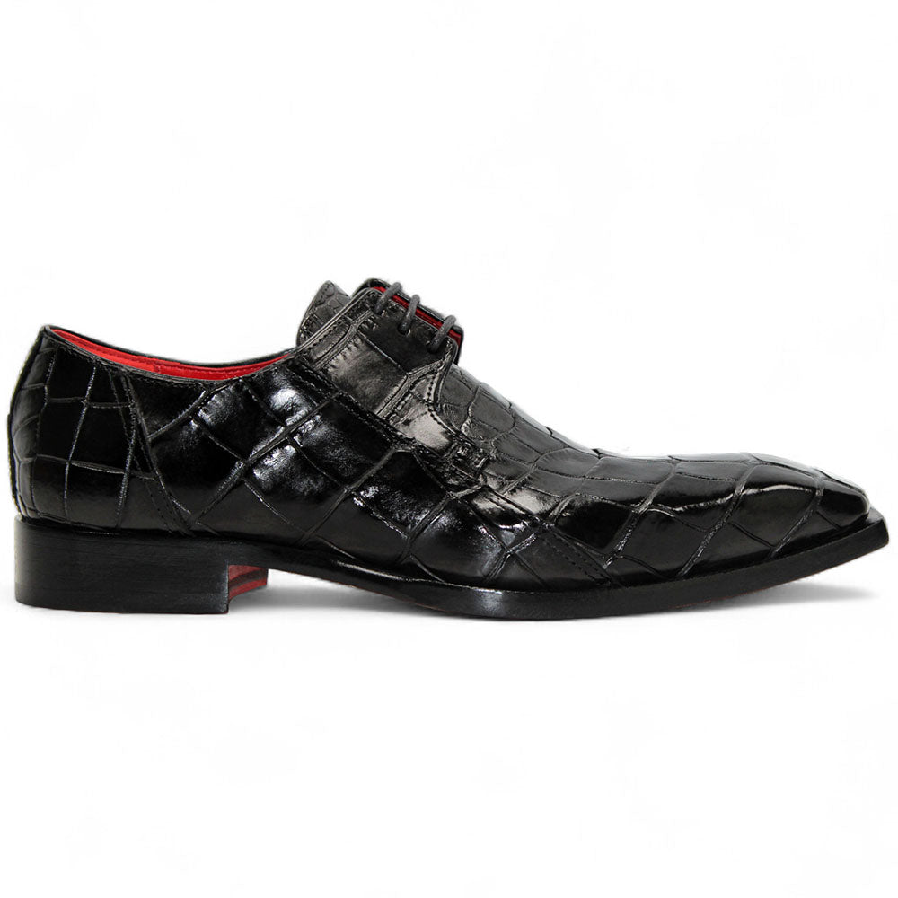 Fennix Logan Alligator Shoes Black