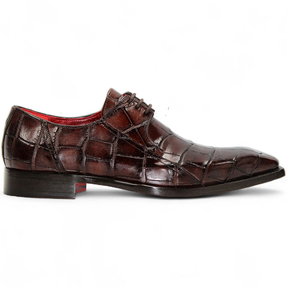 Fennix Logan Alligator Shoes Chocolate