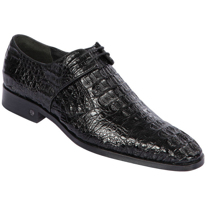 Lombardy Caiman Hornback Dress Shoes Black