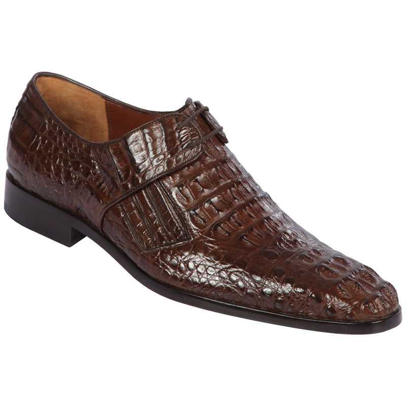 Lombardy Caiman Hornback Dress Shoes Brown