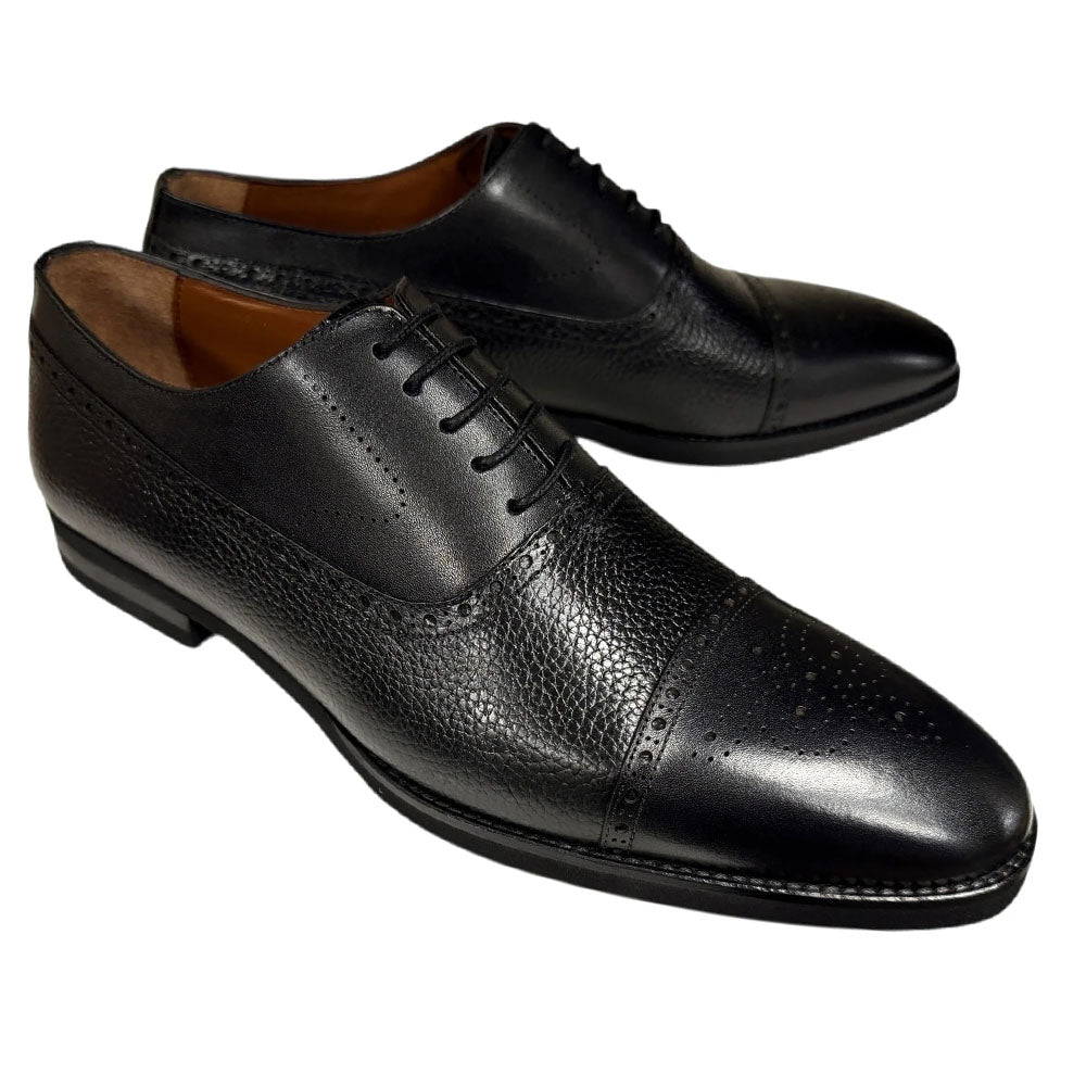 Corrente P0005226 Lord Cap Toe Oxford Black