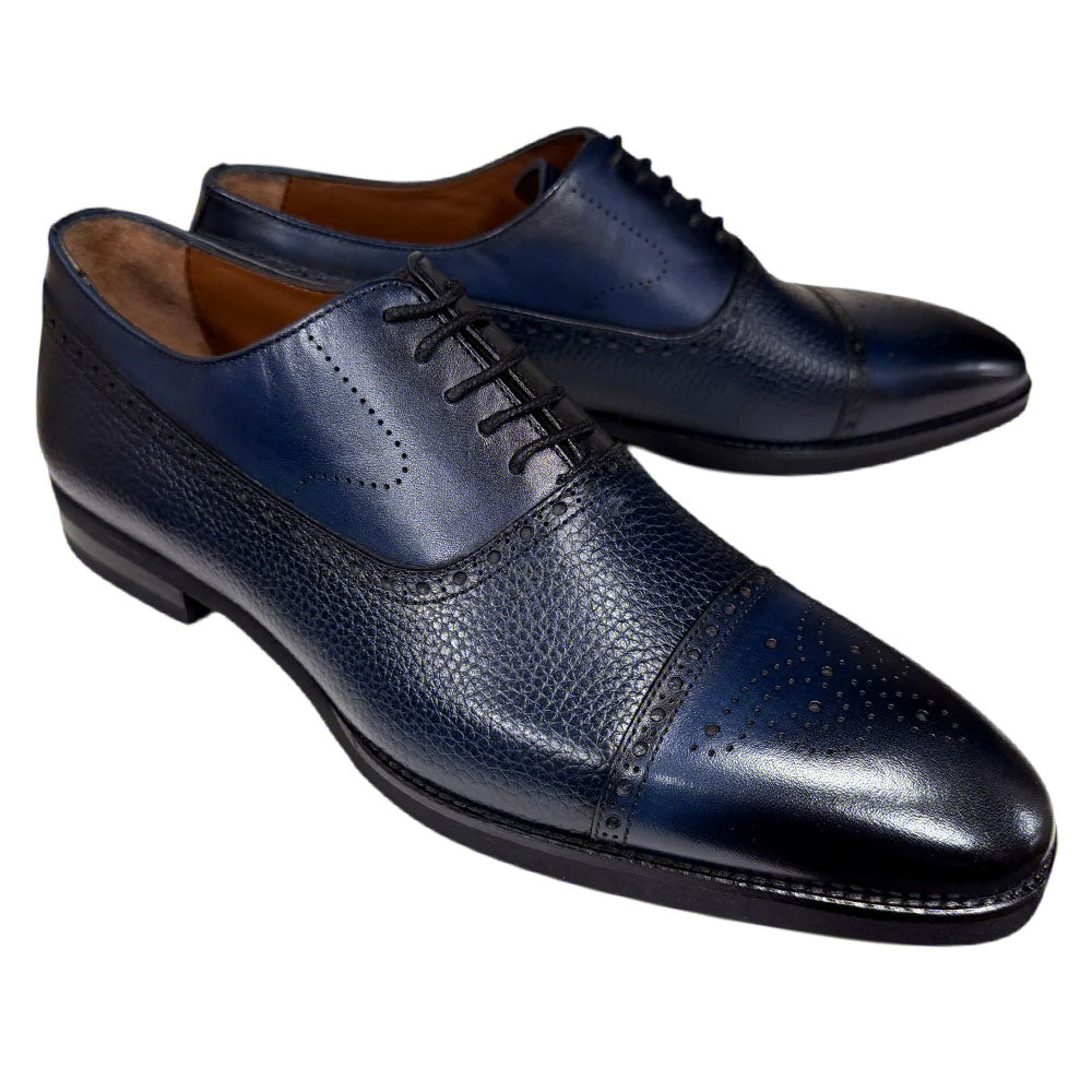 Corrente P0005228 Lord Cap Toe Oxford Navy