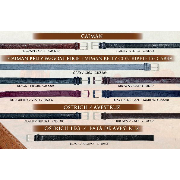 Los Altos Exotic Belts