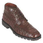 Los Altos Caiman Hornback Boots Brown