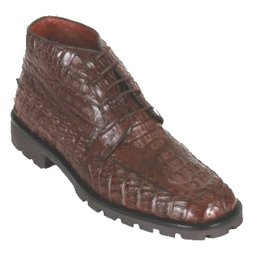 Los Altos Caiman Hornback Boots Brown