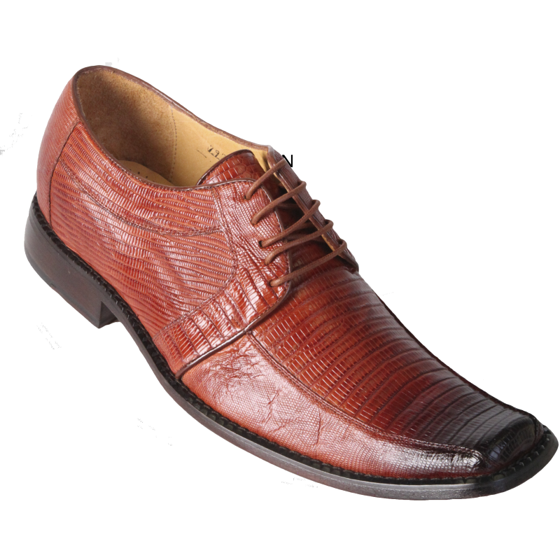 Los Altos Lizard Dress Shoes Cognac