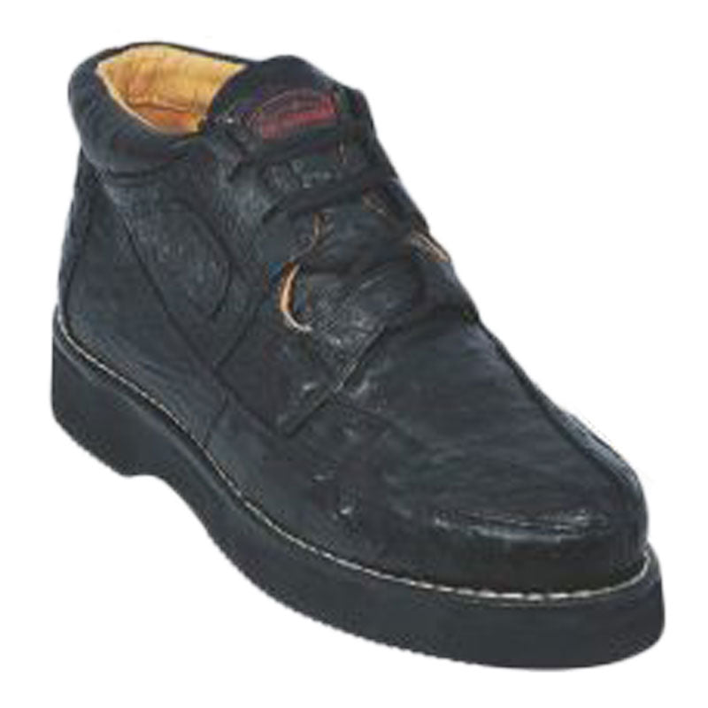 Los Altos Ostrich Casual Shoes Black