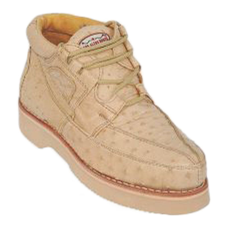 Los Altos Ostrich Casual Shoes Oryx