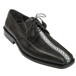 Los Altos Stingray & Deerskin Bicycle Toe Shoes Black