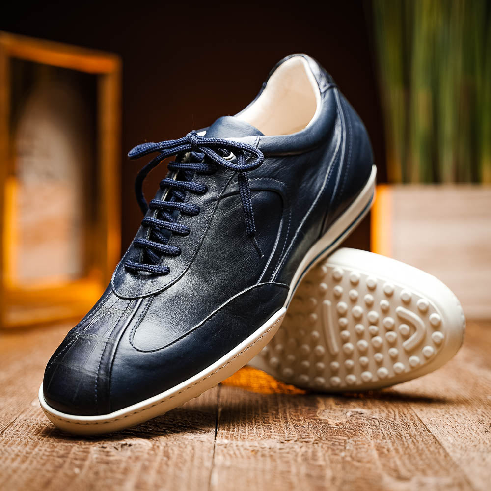 Caporicci Los Angeles Calfskin Sneakers Navy