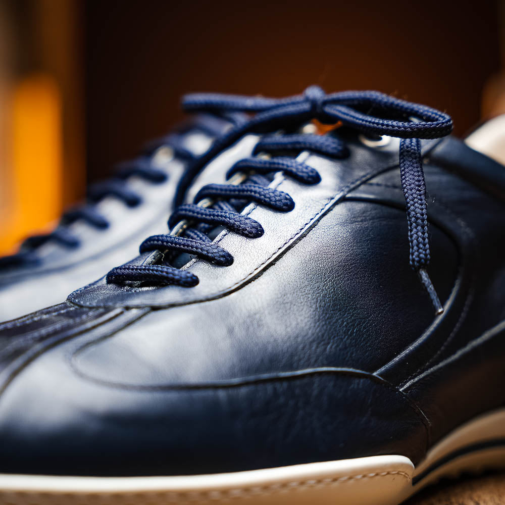Caporicci Los Angeles Calfskin Sneakers Navy