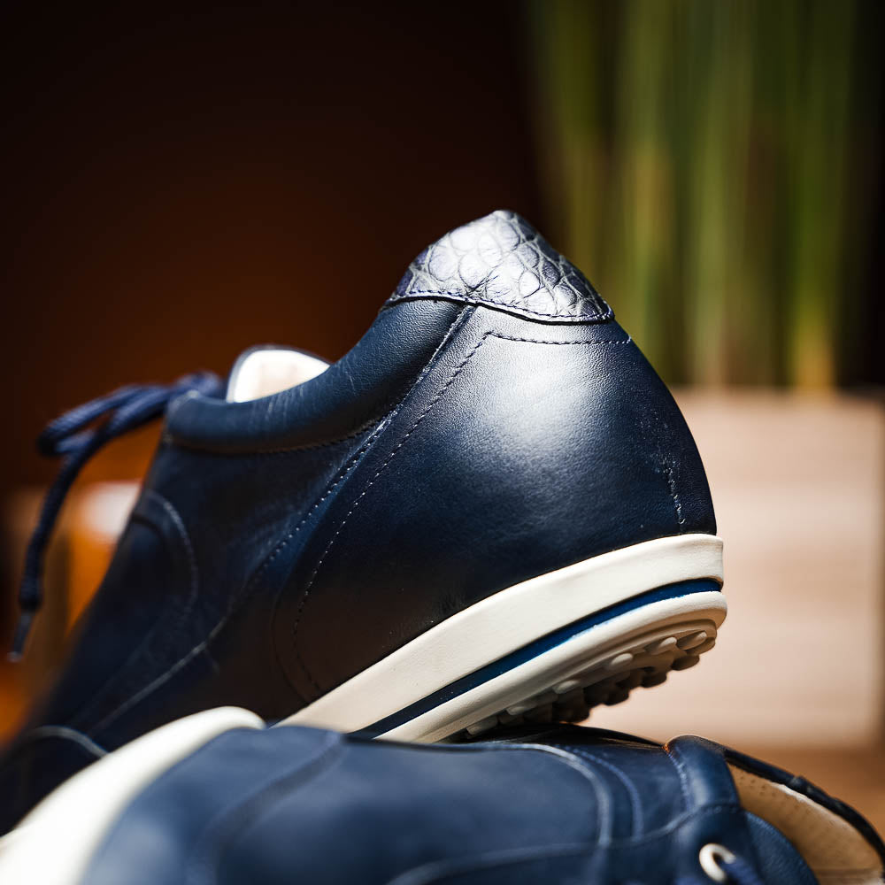 Caporicci Los Angeles Calfskin Sneakers Navy