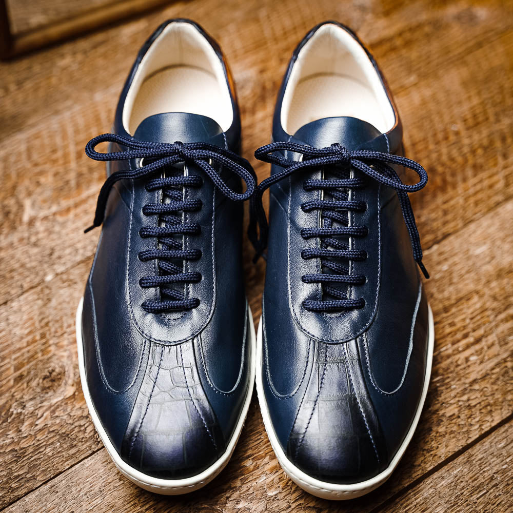 Caporicci Los Angeles Calfskin Sneakers Navy