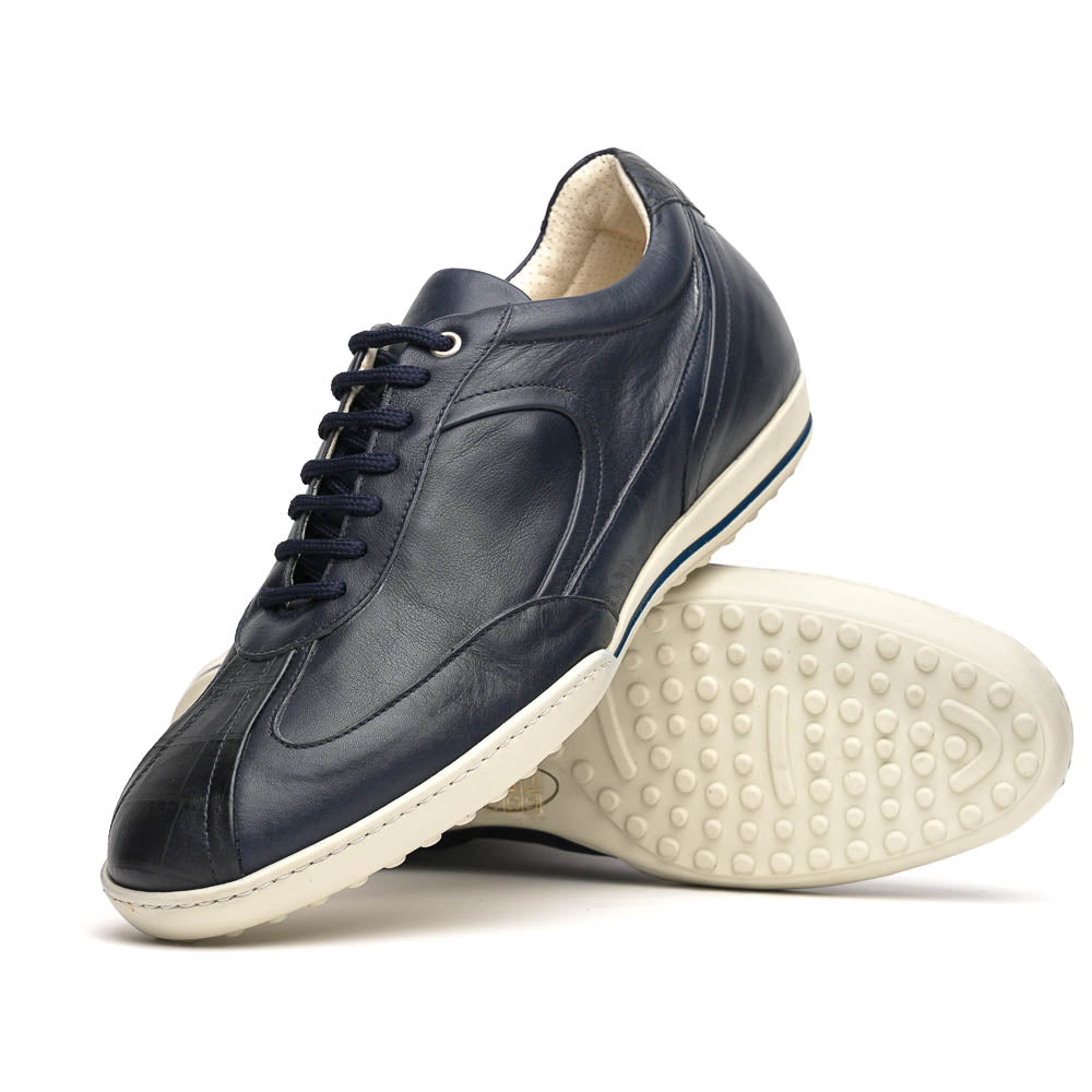 Caporicci Los Angeles Calfskin Sneakers Navy