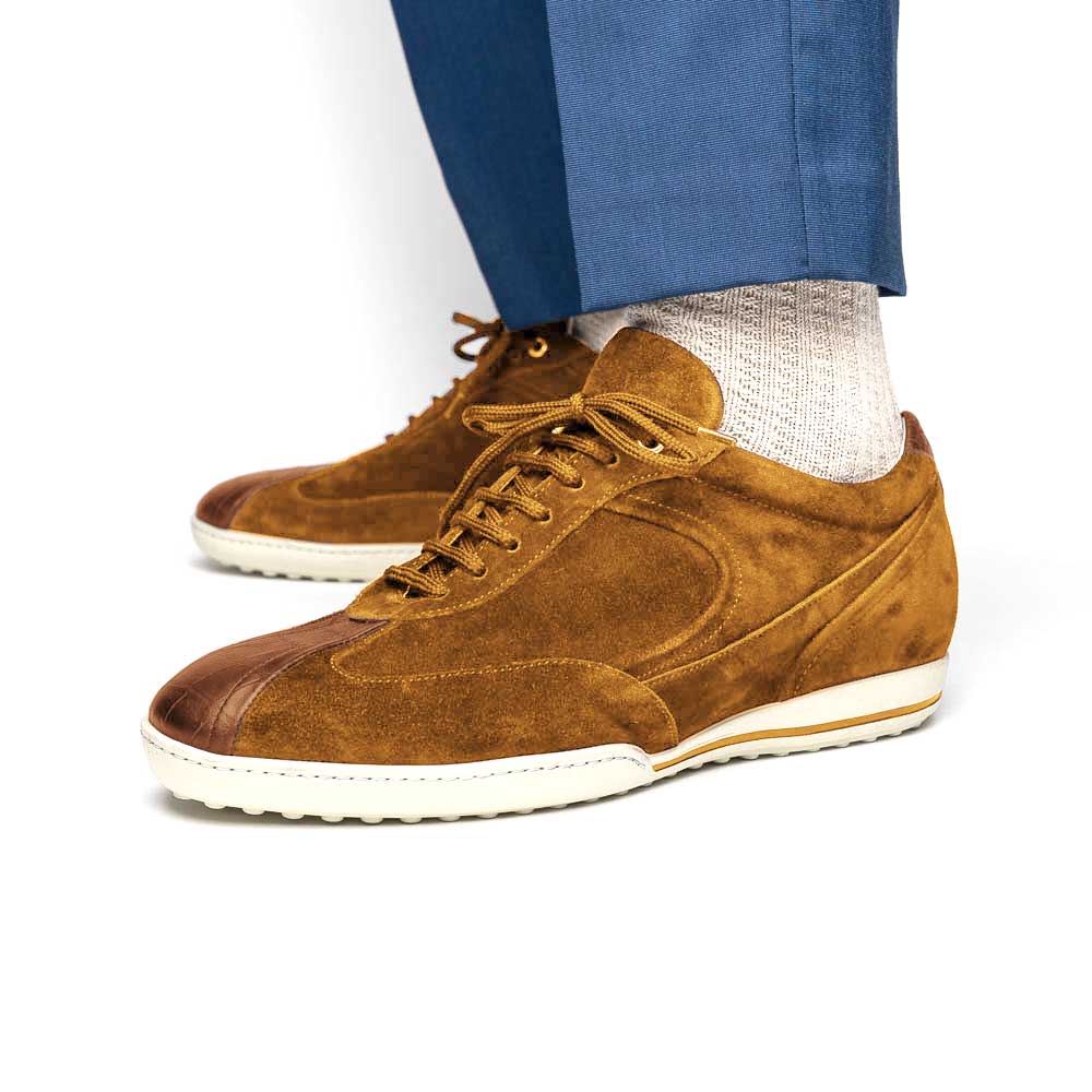 Caporicci Los Angeles Suede Sneakers Camel