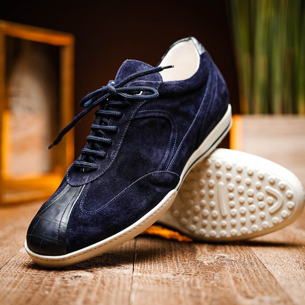 Caporicci Los Angeles Suede Sneakers Ocean