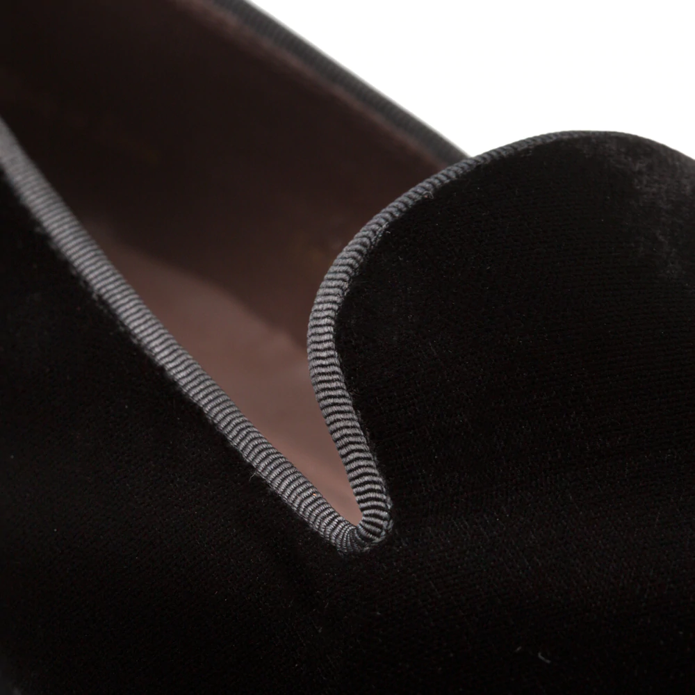 Mezlan Lublin Velvet Formal Loafers Black (Lublin)