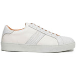 Zelli Luca Crocodile & Calfskin Sneakers White