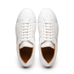 Zelli Luca Crocodile & Calfskin Sneakers White (61-100-WHT)