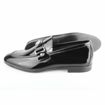Corrente 5229 Patent Leather Ornament Loafer Black