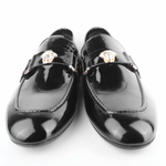 Corrente 5229 Patent Leather Ornament Loafer Black