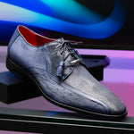Marco Di Milano Lucca Ostrich & Stingray Shoes Navy