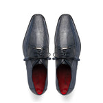 Marco Di Milano Lucca Ostrich & Stingray Shoes Navy