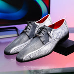 Marco Di Milano Lucca Ostrich & Stingray Shoes Newspaper