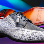 Marco Di Milano Lucca Ostrich & Stingray Shoes Newspaper