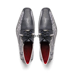 Marco Di Milano Lucca Ostrich & Stingray Shoes Newspaper